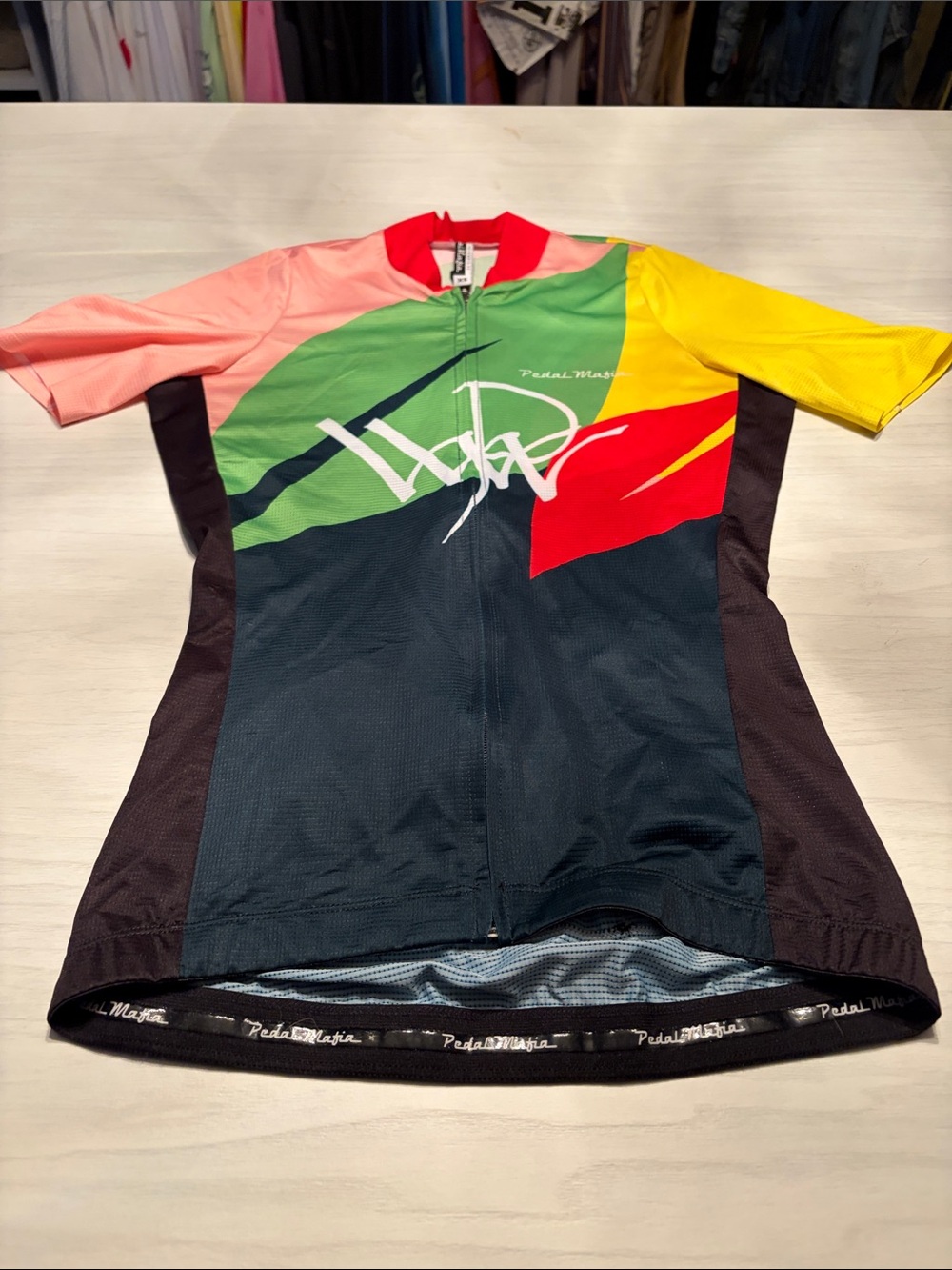 Pedal Mafia Women's Color Block Short Sleeve Cycling Jersey